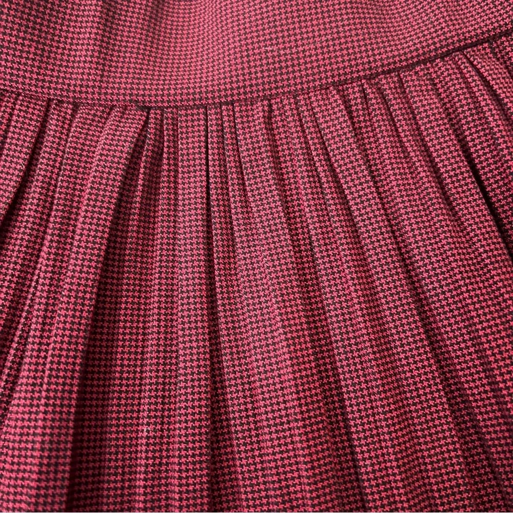 Zara Flared Burgundy Oxblood Shorts Skorts - Picture 3 of 11